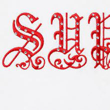 Load image into Gallery viewer, Supreme Old English Rhinestone S/S Top
