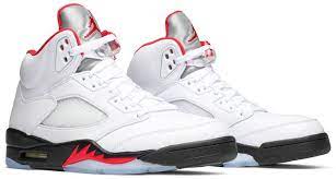 Jordan 5 Retro Fire Red Silver Tongue (2020)