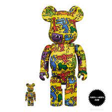Bearbrick Keith Haring #5 100% & 400% Set