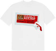 Travis Scott x CPFM 4 CJ Ketchup T-shirt White
