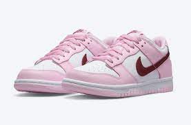 Nike Dunk Low Pink Foam Red White