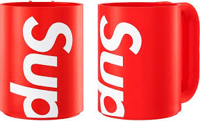 Supreme Heller Mugs (Set of 2) Red