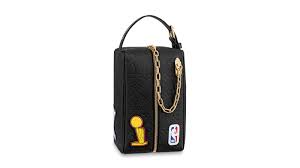 Louis Vuitton x NBA Hero Jacket Leather Cloackroom Dopp Kit Monogram Black