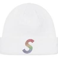 Load image into Gallery viewer, Supreme New Era Swarovski S Logo Beanie
