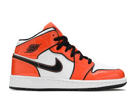Jordan 1 Mid Rush Orange