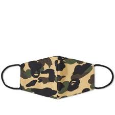 Bape Mask Yellow Camo