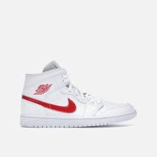 Jordan 1 Mid WMNS Metallic Red