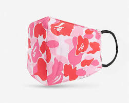 Bape Mask Pink Camo