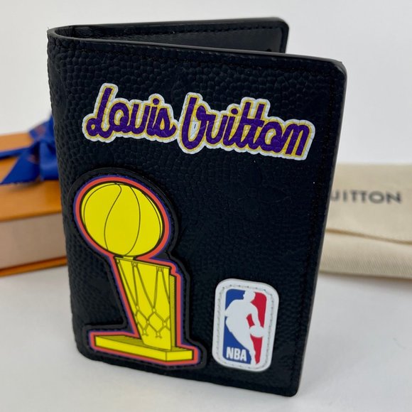 Louis Vuitton x NBA Hero Jacket Leather Pocket Organizer Black in Leat –  Royal One LV