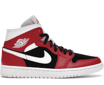 Jordan 1 Mid Gym Red Black (W)